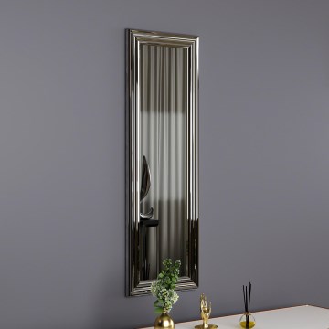 Specchio da parete BOSS 90x30 cm argento