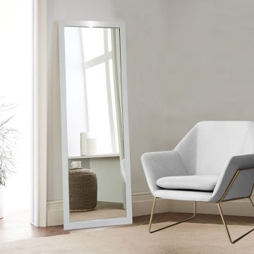 Specchio da parete CHEVAL 105x40 cm bianco