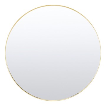 Specchio da parete CHICAGO Ø 80 cm, finitura oro