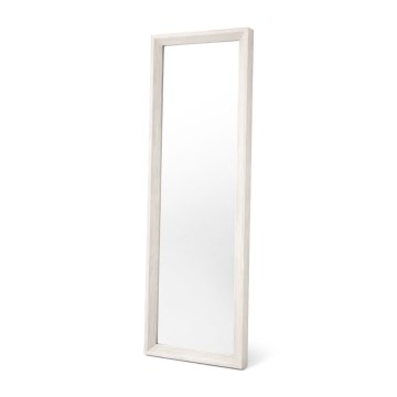 Specchio da parete FIONA 96x36 cm, bianco