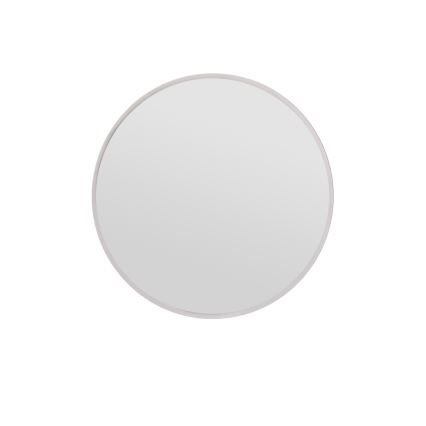 Specchio da parete OZZE diametro 60 cm bianco