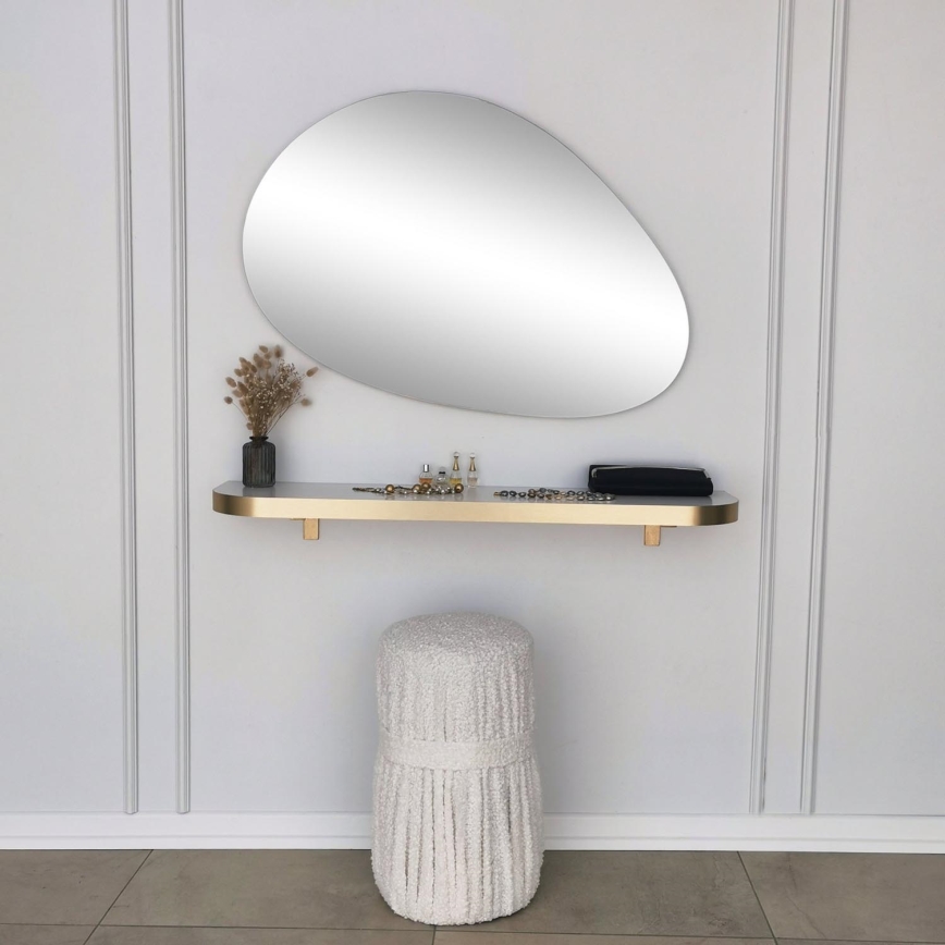 Specchio da parete PORP 60x90 cm oro