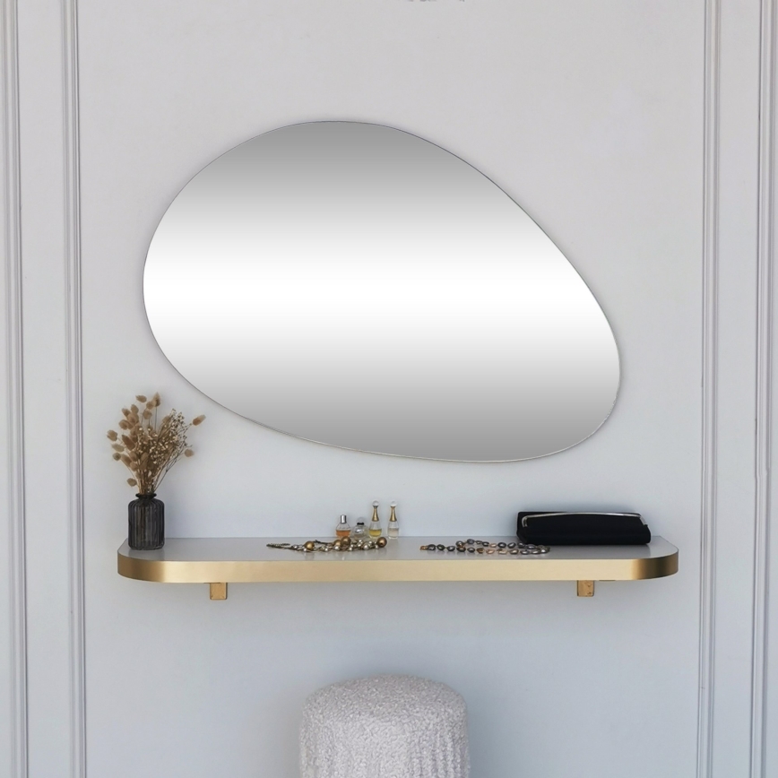 Specchio da parete PORP 60x90 cm oro