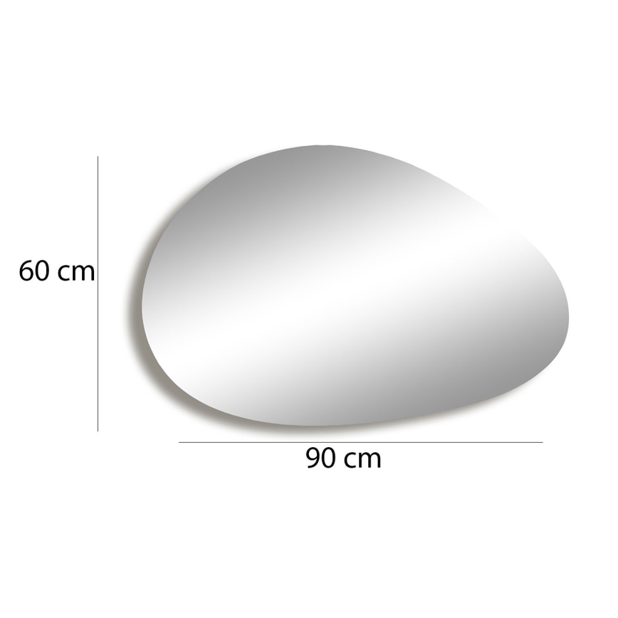 Specchio da parete PORP 60x90 cm oro