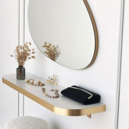 Specchio da parete PORP 60x90 cm oro