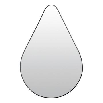 Specchio da parete RIVERSIDE 75x50 cm nero