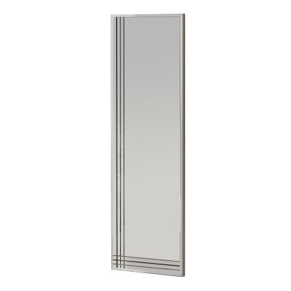 Specchio da parete TRIO 120x40 cm cromo lucido