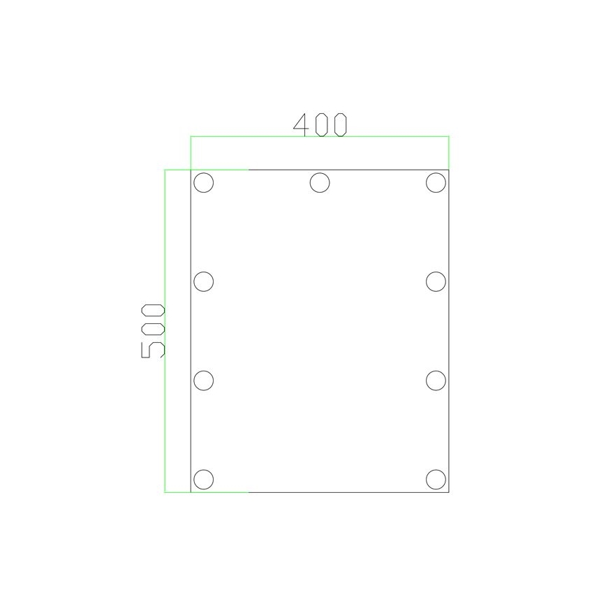 Specchio LED con illuminazione 9xLED/1W/230V 3000/4000/6000K 50x40 cm IP44