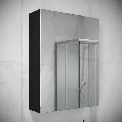 Spiegelschrank KENWOOD 65x50 cm schwarz