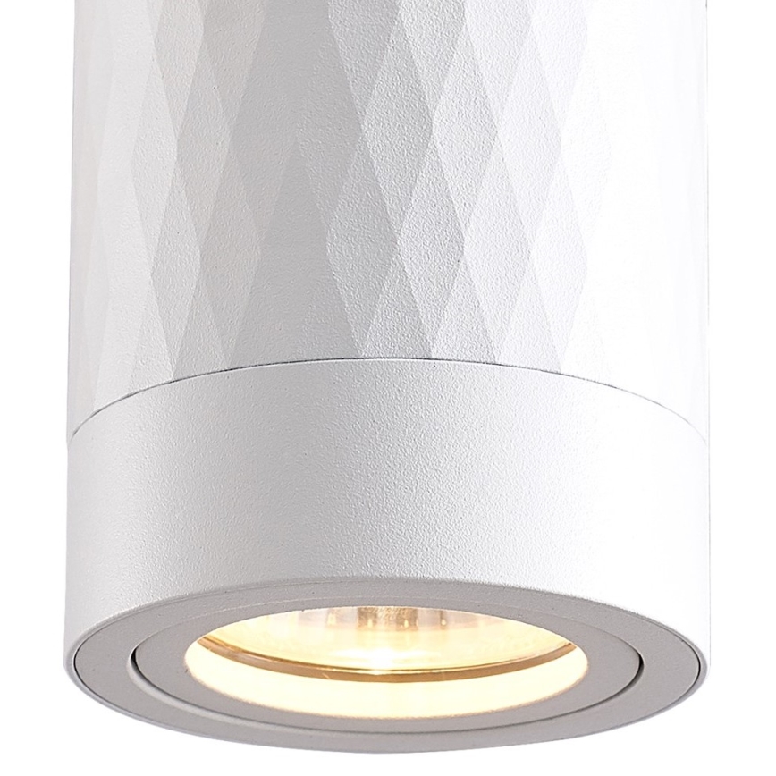 Spot BIMA 1xGU10/25W/230V arrondi blanc
