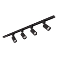 Spot dans le système de rails TRACER 4xGU10/10W/230V 1 m noir