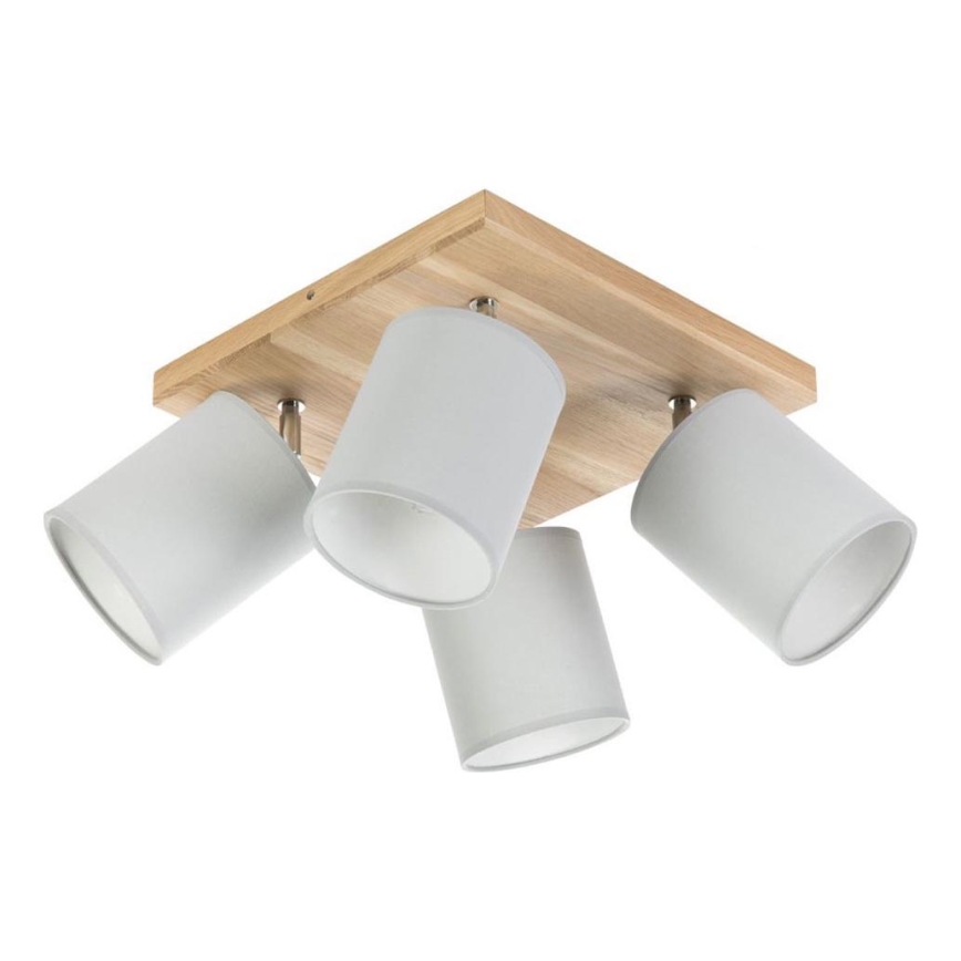 Spot de plafond APRILLIA 4xE27/25W/230V /gris pin
