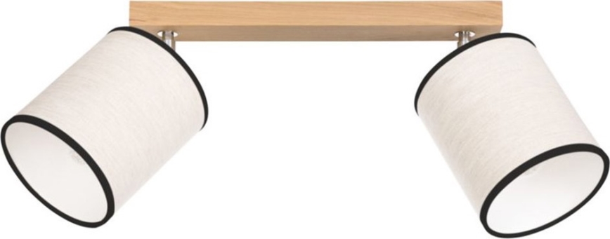 Spot de plafond BOHO 2xE27/25W/230V chêne