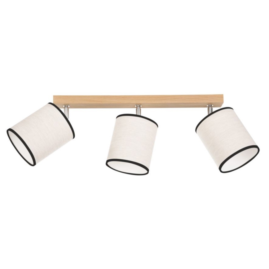 Spot de plafond BOHO 3xE27/25W/230V chêne