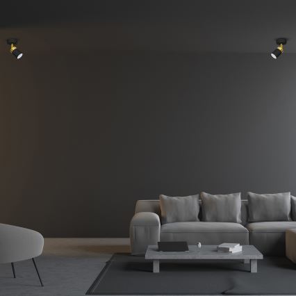 Spot de plafond JOKER 1xGU10/25W/230V noir