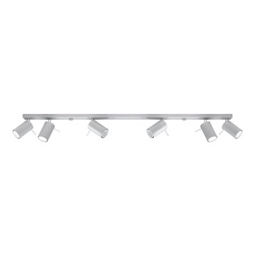 Spot de plafond RING 6xGU10/10W/230V