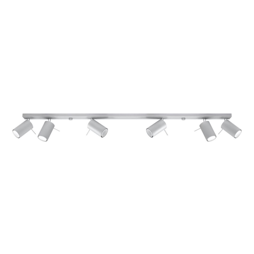 Spot de plafond RING 6xGU10/10W/230V
