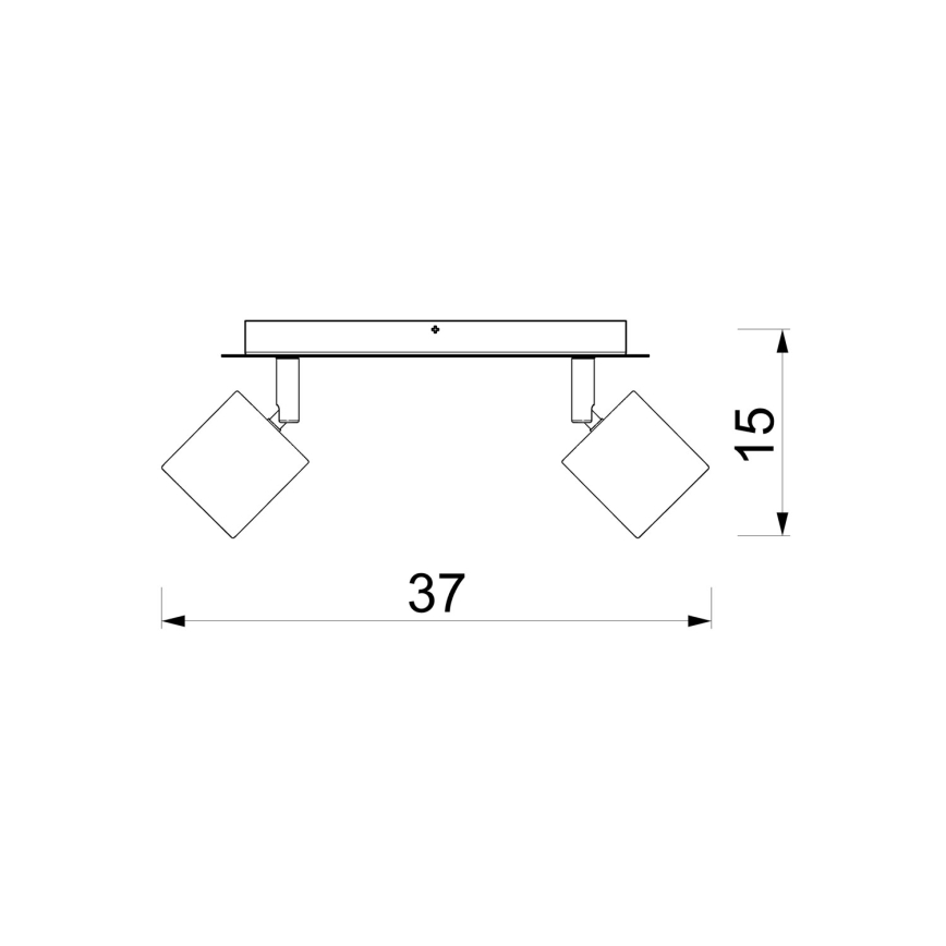 Spot DEMIA 2x GU10/8W/230V beige