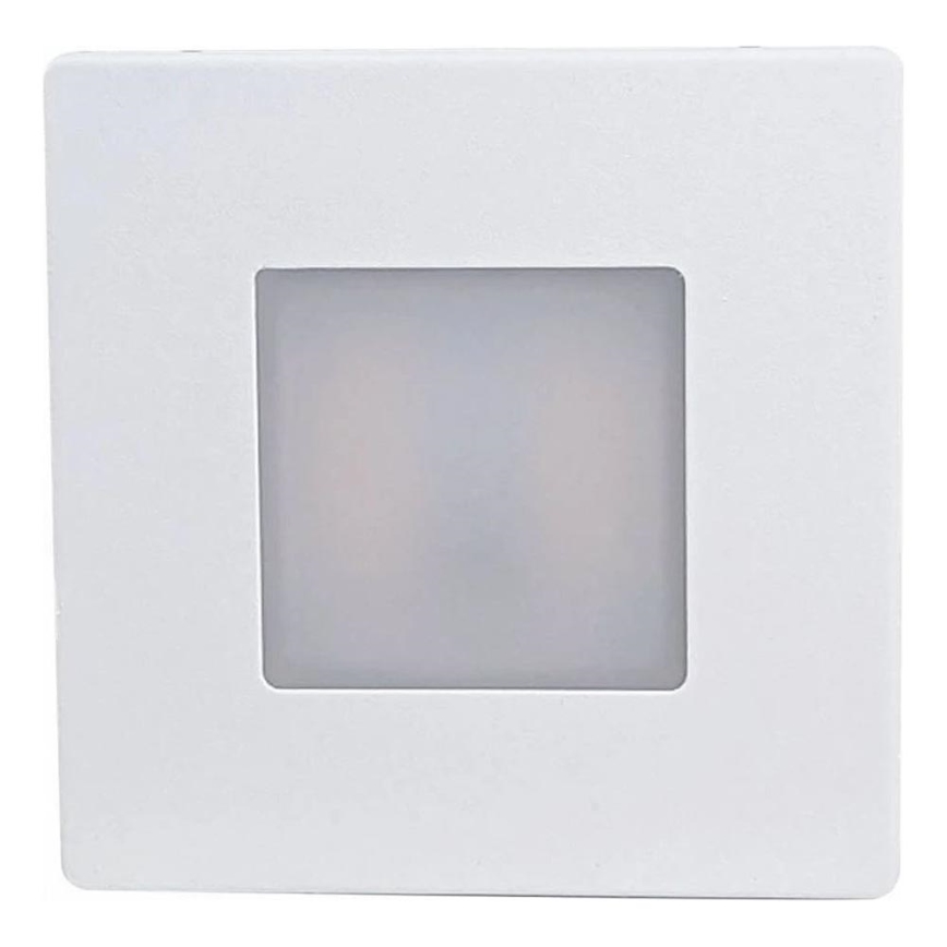 Spot d'escalier extérieur LED/1,7W/230V 3000/4000/6000K IP54 blanc