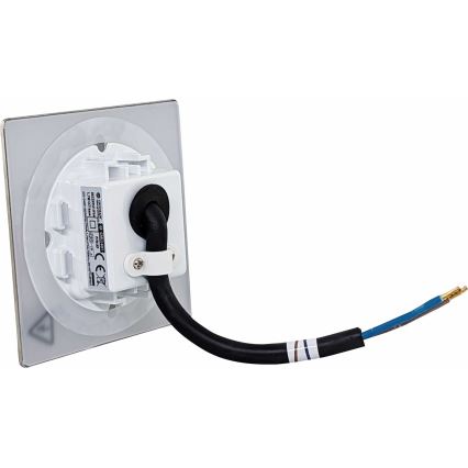 Spot d'escalier extérieur DECENTLY LED/1,7W/230V 3000/4000/6000K IP54 chrome brillant