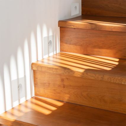 Spot d'escalier LED LED/3W/230V 4000K blanc