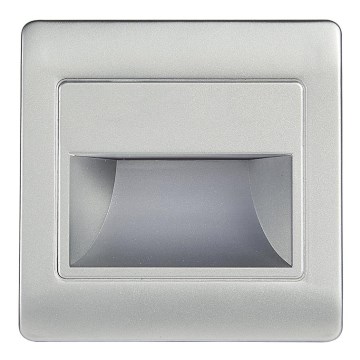 Spot d'escalier LED STEP LIGHT NET LED/1,5W/30V argent
