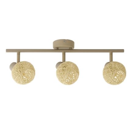 Spot DEX 3xE14/10W/230V beige/crème