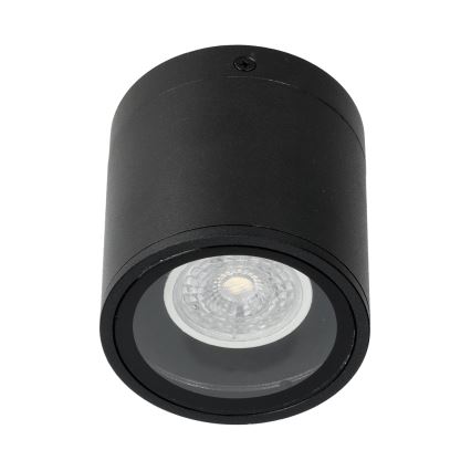 Spot d'extérieur 1xGU10/35W/230V IP54 arrondi noir