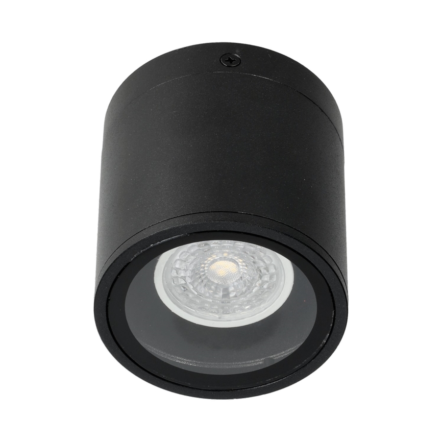 Spot d'extérieur 1xGU10/35W/230V IP54 arrondi noir