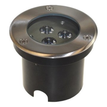 Spot d'extérieur encastrable dans le sol SIBAR 3xLED/1W/230V IP67 4000K