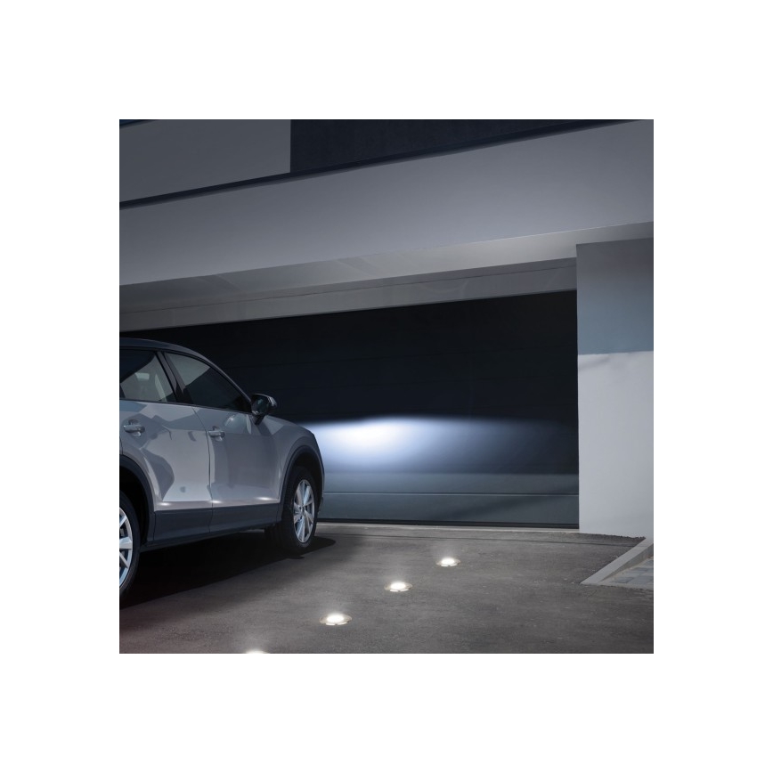 Spot d'extérieur encastrable LUKKA CONNECT 1xGU10/4W/230V IP67 chrome mat arrondi