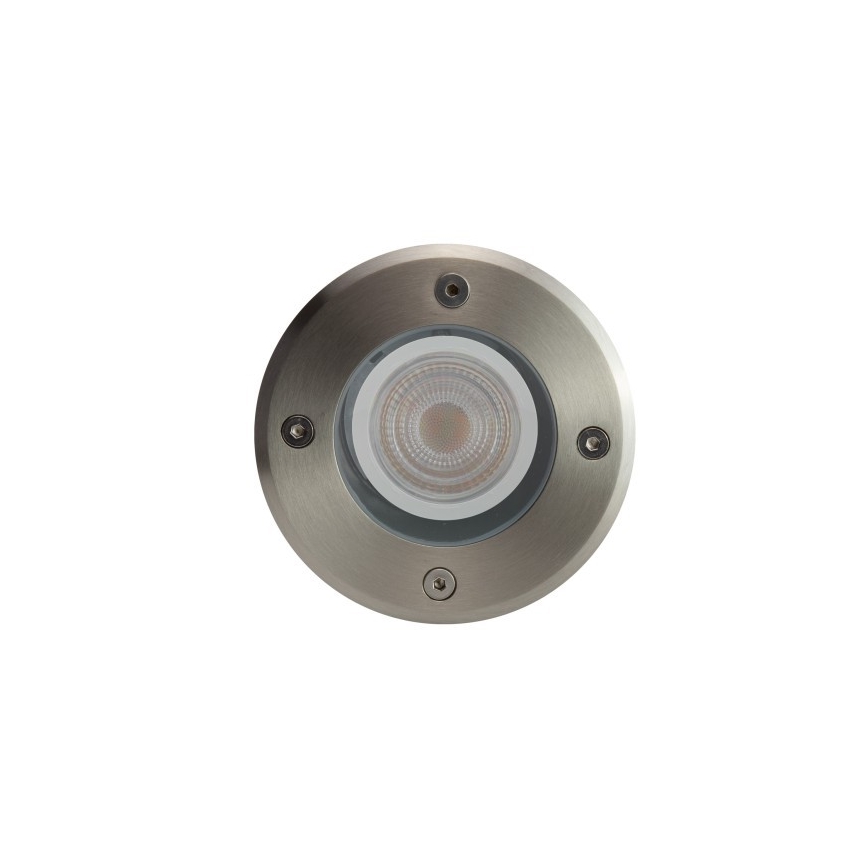 Spot d'extérieur encastrable LUKKA CONNECT 1xGU10/4W/230V IP67 chrome mat arrondi