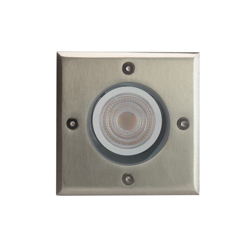 Spot d'extérieur encastrable LUKKA CONNECT 1xGU10/4W/230V IP67 chrome mat carré