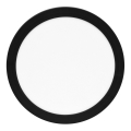 Spot encastrable à intensité variable avec détecteur LEXA LED/6/12/18W/230V 3000/4000/6000K d. 22,5 cm noir