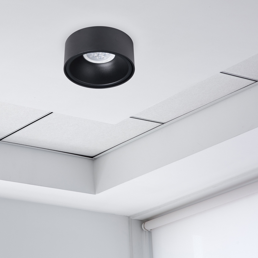 Spot encastrable BALI 1xGU5,3/MR16/25W/12V arrondi noir