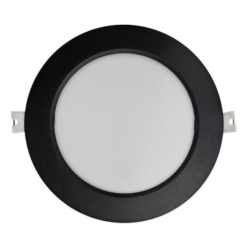 Spot encastrable CIRCLE LED/12W/230V 4000K d. 17 cm noir
