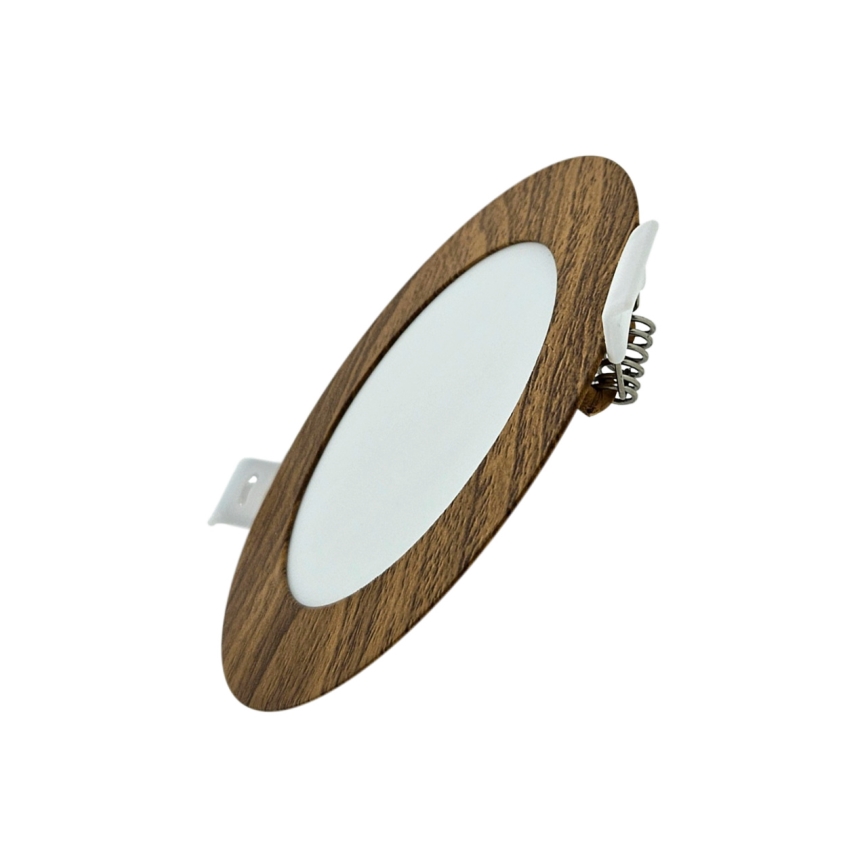 Spot encastrable CIRCLE LED/6W/230V 4200K d. 11,8 cm marron