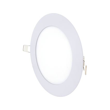 Spot encastrable CIRCLE LED/9W/230V 6500K d. 14,5 cm blanc