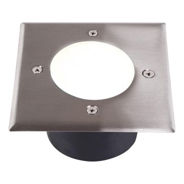 Spot encastrable dans le sol MIVO LED/3W/230V 12x12 cm IP67 chrome mat
