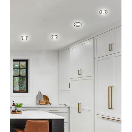 Spot encastrable EYE 1xGU10/50W + LED/3W/230V