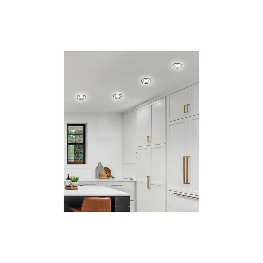Spot encastrable EYE 1xGU10/50W + LED/3W/230V