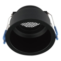 Spot encastrable GU10 d. 9 cm noir