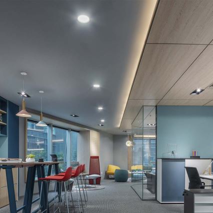 Spot encastrable LED/24W/230V d. 29,6 cm 4000K blanc