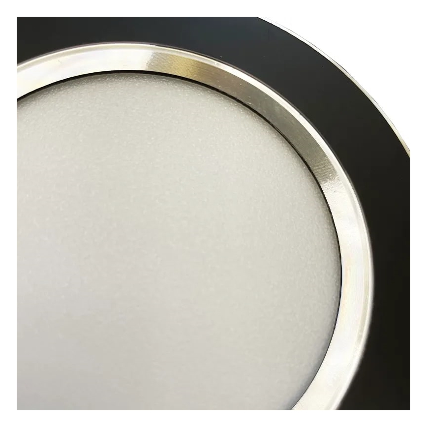Spot encastrable LED LED/7,5W/230V 4000K noir/argent