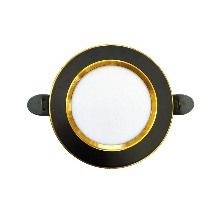 Spot encastrable LED/7,5W/230V 4000K noir/doré
