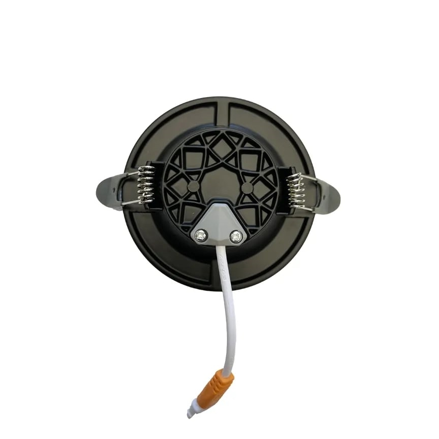 Spot encastrable LED/7,5W/230V 4000K noir/doré
