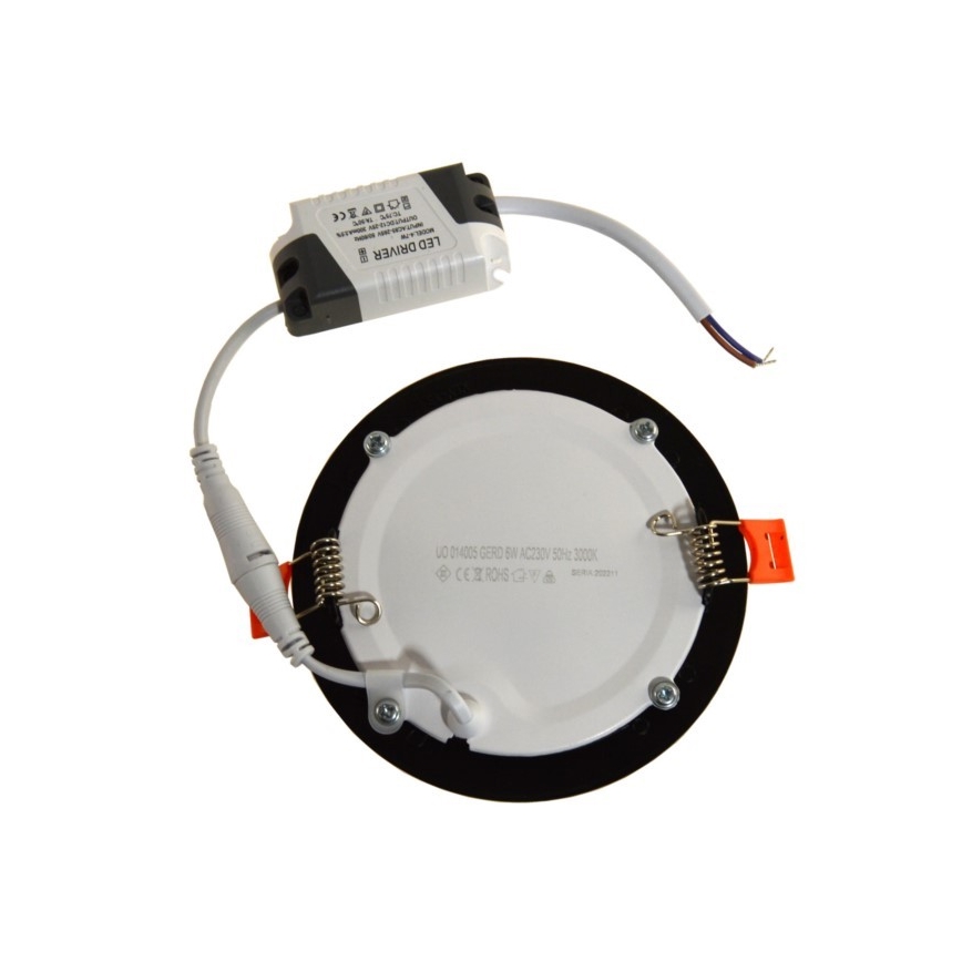 Spot encastrable LED GERD LED/6W/230V 4000K noir