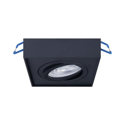 Spot encastrable NUSA 1xGU5,3/MR16/50W/12V carré noir
