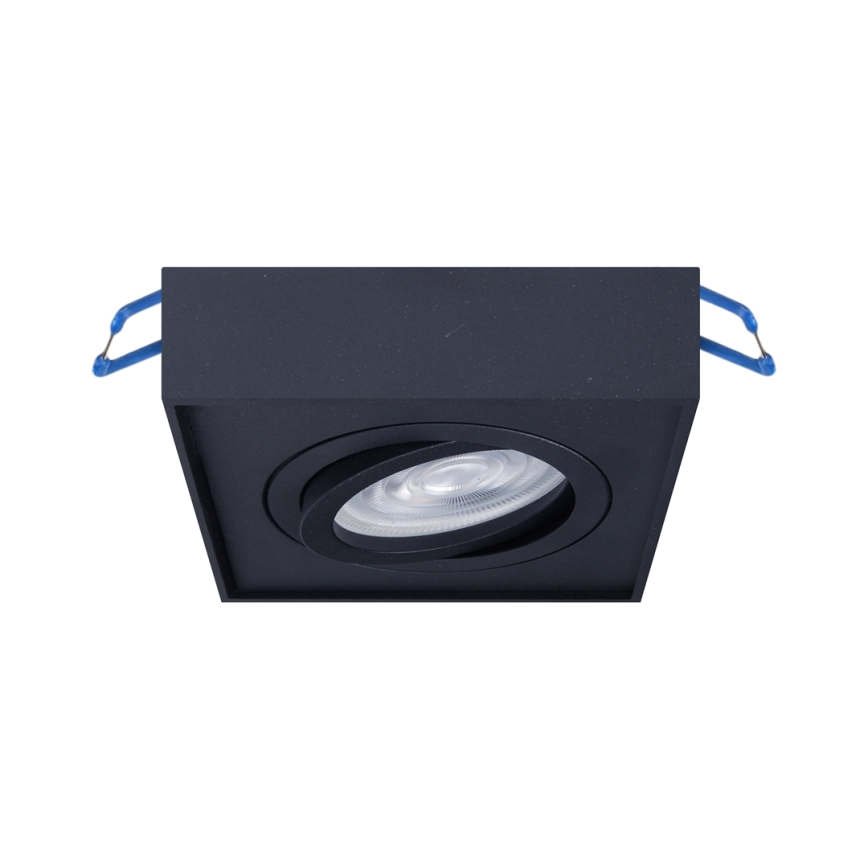Spot encastrable NUSA 1xGU5,3/MR16/50W/12V carré noir