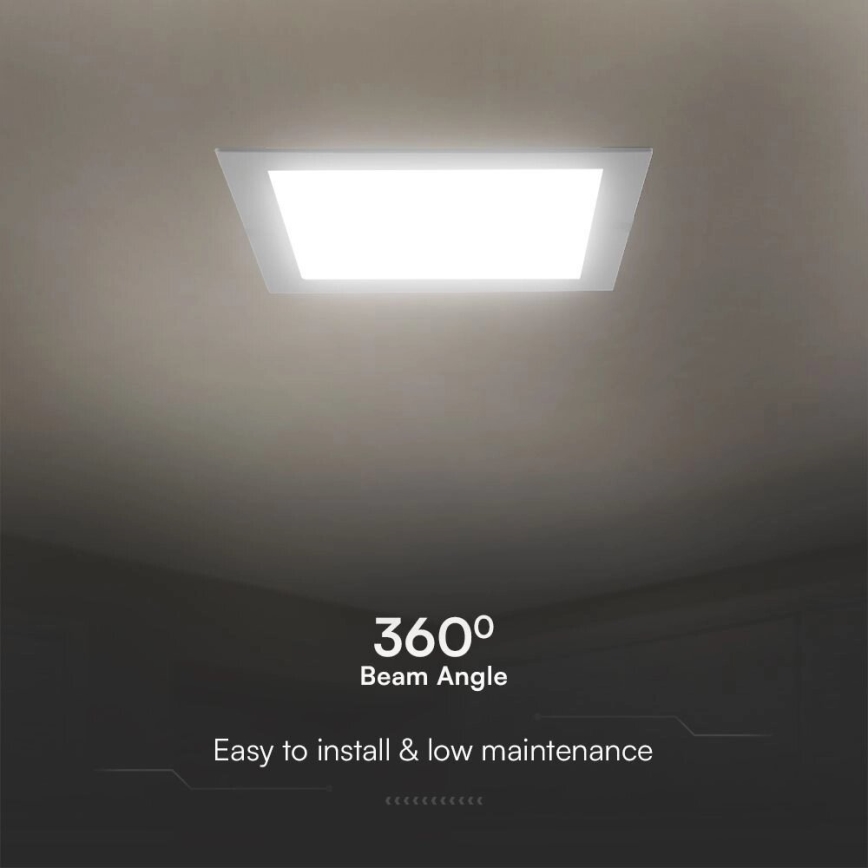 Spot encastrable SAMSUNG CHIP LED/3W/230V 3000K 9x9 cm blanc